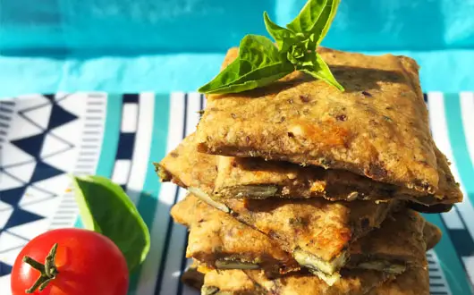 Biscuits aux graines de courges et tomates séchées