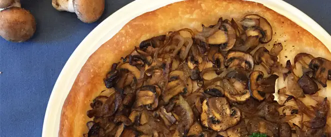 Tarte aux champignons