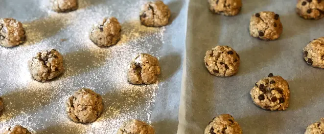 Biscuits secs au tahin et flocons d’avoine