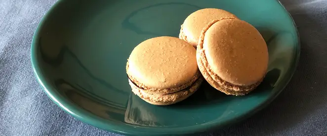 Macarons au cacao – sans amandes