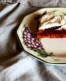 Gâteau à la betterave et au gingembre