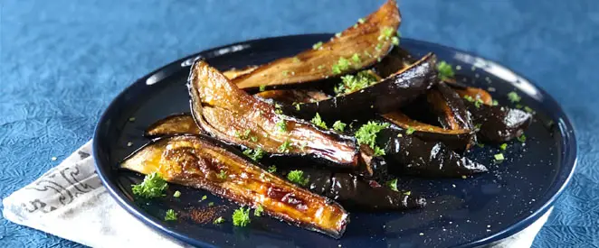 Aubergines grillées à la grenade