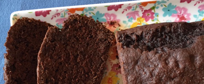 Cake gourmand chocolat-courgette