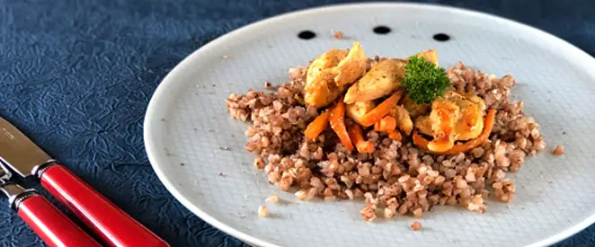 Émincés de poulet marinés à l’orange