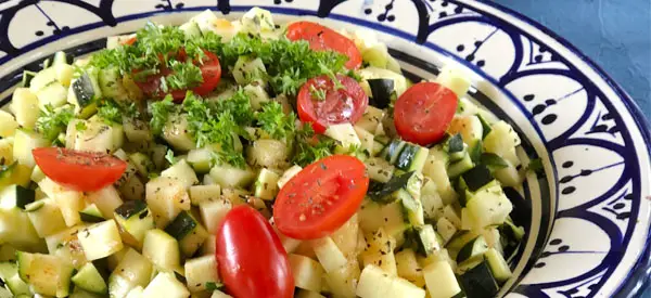 Salade de courgettes