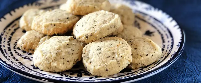 Biscuits thé Earl Grey à la rose