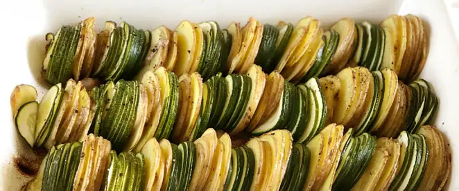 Tian de courgette et pomme de terre