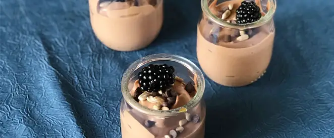 Mousse au chocolat végétale