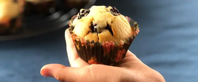 Muffins aux mûres