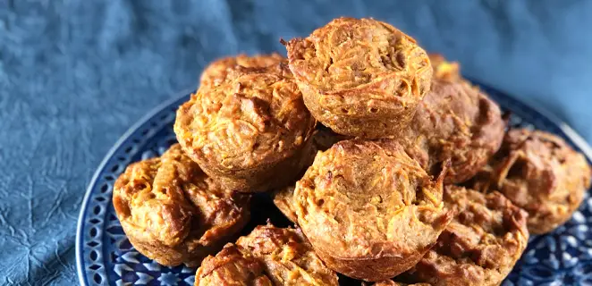 Muffins sucrés patate douce et carotte