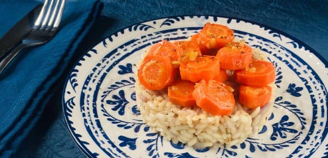 Risotto carotte et gingembre