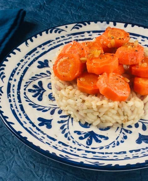 Risotto carotte et gingembre