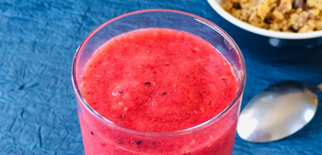 Smoothie à la framboise