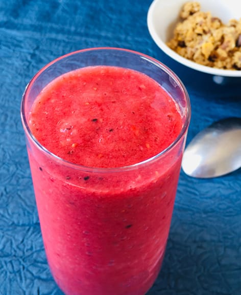 Smoothie à la framboise