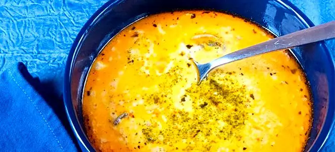 Soupe poulet coco