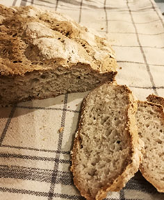 Pain sans gluten à la farine de teff