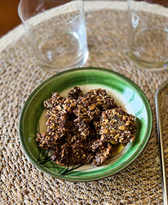 Granola d’apéritif sans fruits à coques (super healthy)