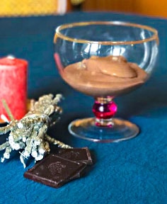 Crème glacée chocolat-whisky sans sorbetière