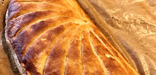 Galette des rois sans gluten pommes-châtaignes