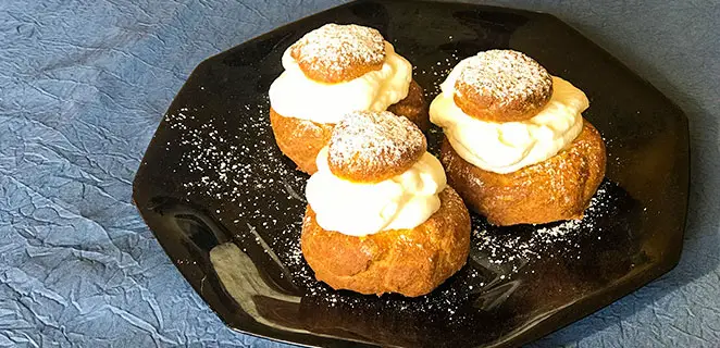 Choux à la crème chantilly sans gluten