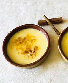 Crème brûlée catalane