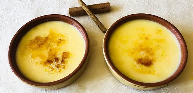 Crème brûlée catalane