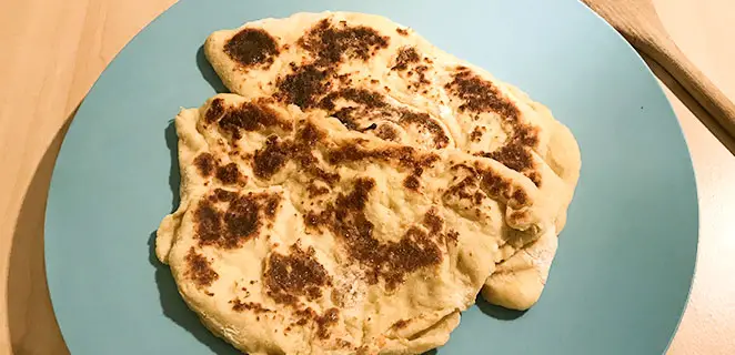 Naans au fromage sans gluten