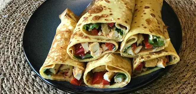 Wraps au poulet sans gluten