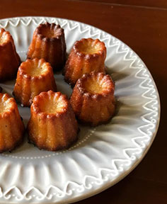 Cannelés sans gluten