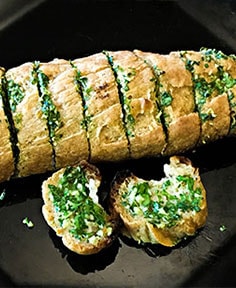 Garlic bread (pain à l’ail sans gluten)