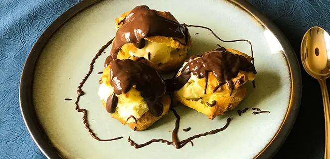 Profiteroles au chocolat