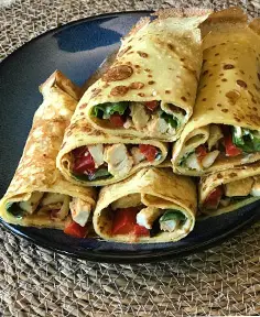 Wraps au poulet sans gluten