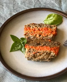 Terrine aubergines et poivrons rouges