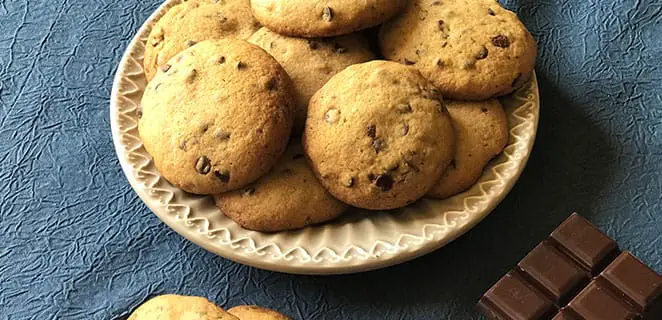 Cookies sans gluten aux pépites de chocolat