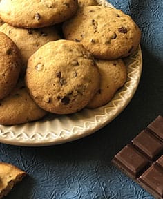 Cookies sans gluten aux pépites de chocolat