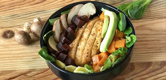 Poke bowl au poulet