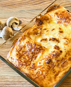 Lasagnes champignons ricotta sans gluten