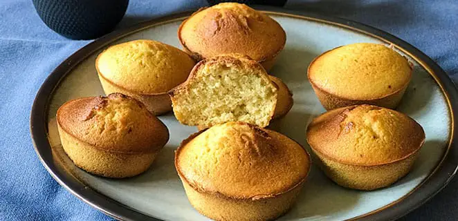 Muffins légers sans gluten à la compote de pomme