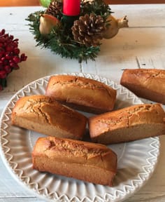 Mini-cakes aux épices de Noël (sans gluten)