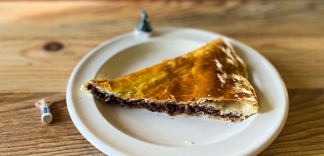 Galette des rois à la crème de marron et chocolat (sans gluten)