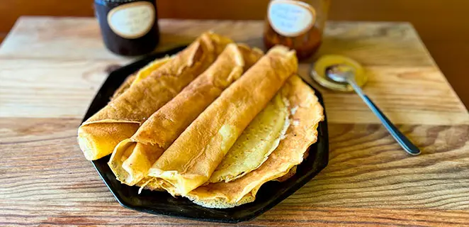 Crêpes sans œufs et sans gluten