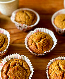 Muffins à la poudre de maca (sans gluten)