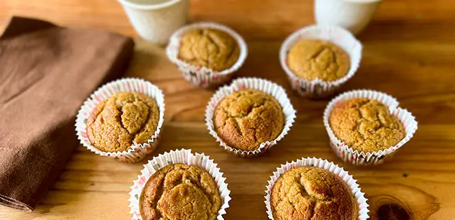 Muffins à la poudre de maca (sans gluten)