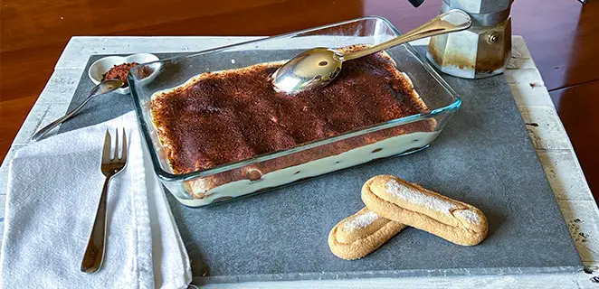 Tiramisu léger à la ricotta