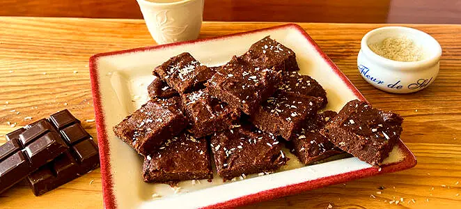 Brownies noix de coco et chocolat