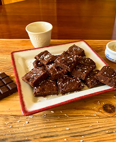 Brownies noix de coco et chocolat