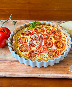 Tarte à la tomate et au thon