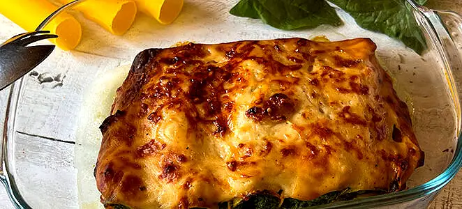 Cannellonis à la ricotta et épinards