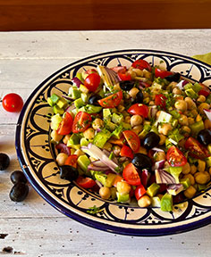 Salade de pois chiches d’été