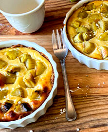 Tarte à la rhubarbe